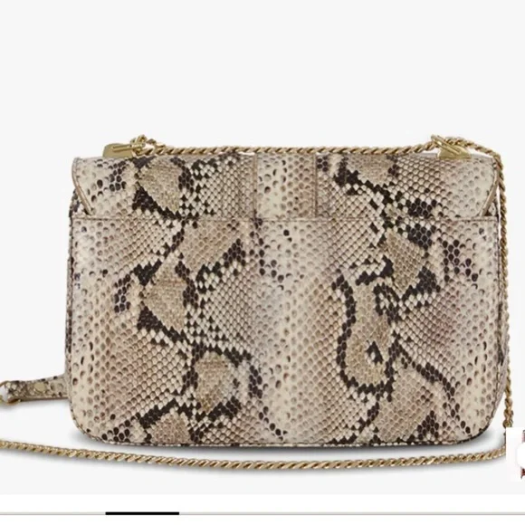 Brahmin Rosalie Beige Sandcastle Genuine Leather Crossbody - Picture 2 of 8